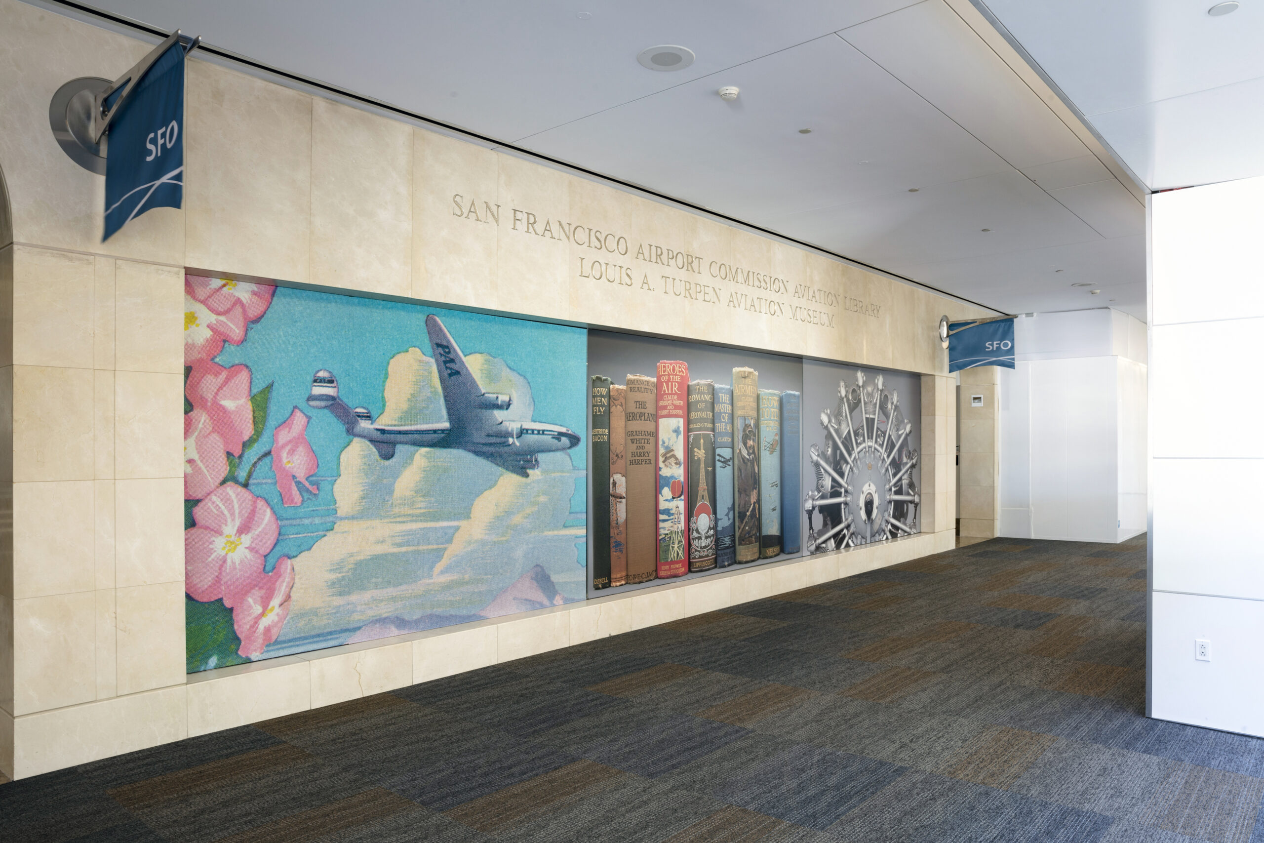 San Francisco Airport Commission Aviation Library and Louis A. Turpen Aviation Museum exterior