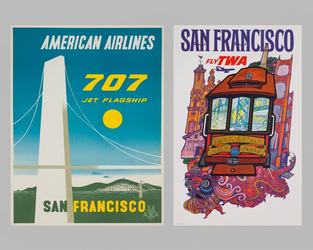 SFAS proudly donates 'high-end' vintage airline posters to SFO Museum